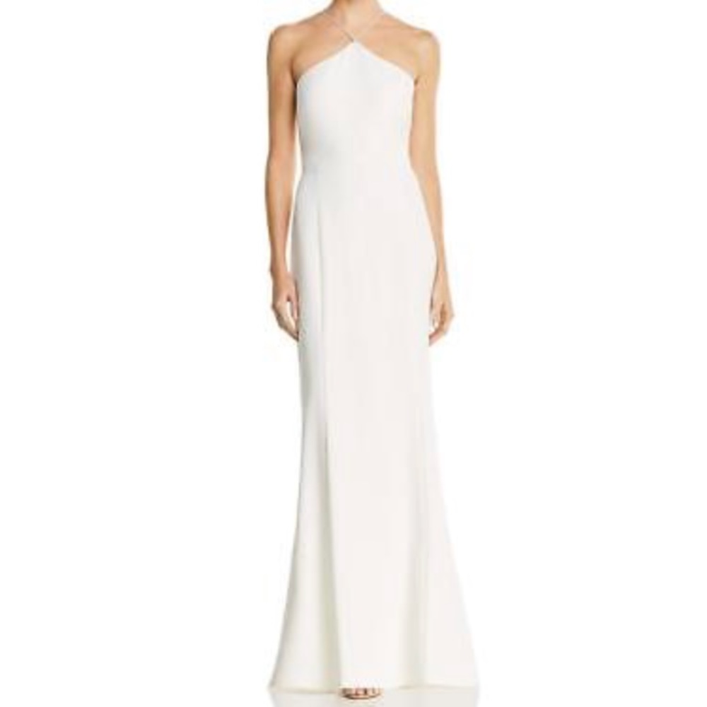 Laundry by Shelli Segal white gown